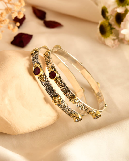 Royal Ruby Heritage Bangles