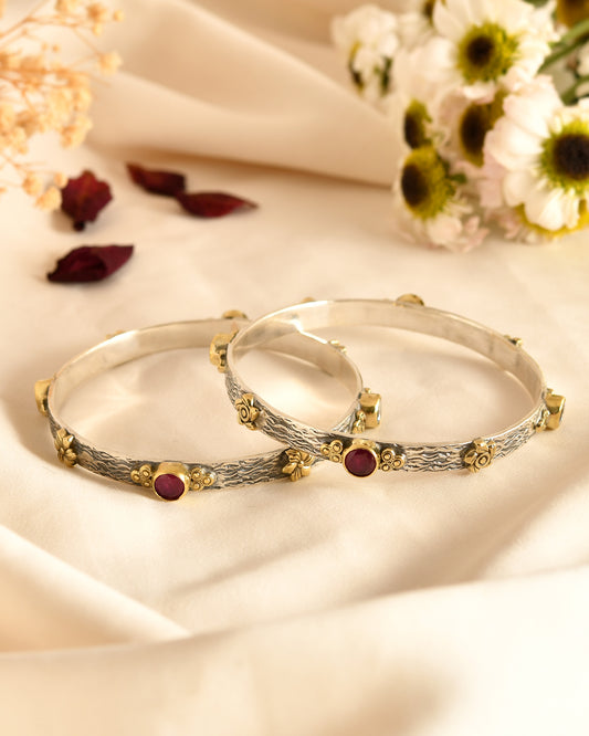 Royal Ruby Heritage Bangles