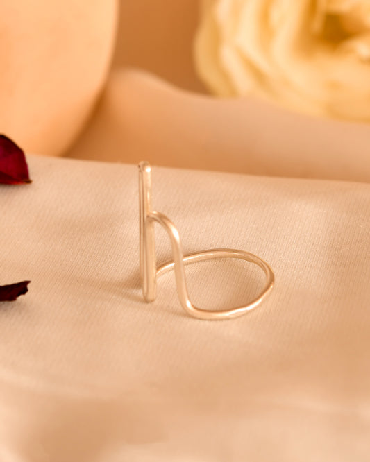 Contemporary Loop Silver Ring