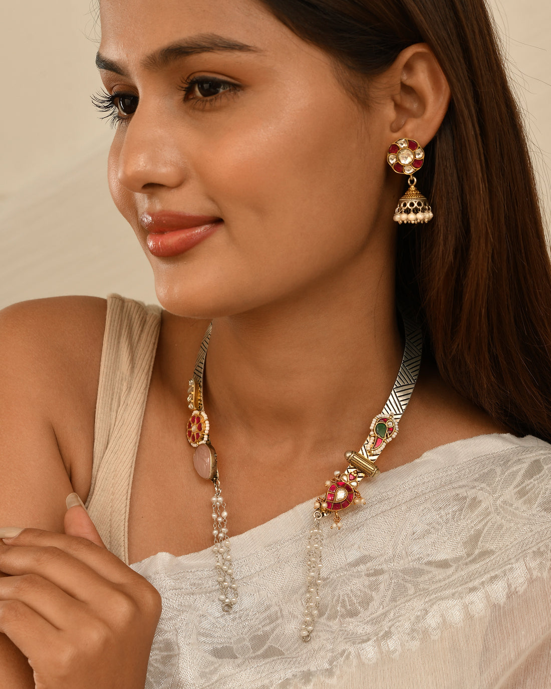 Heritage Drop Collar Necklace