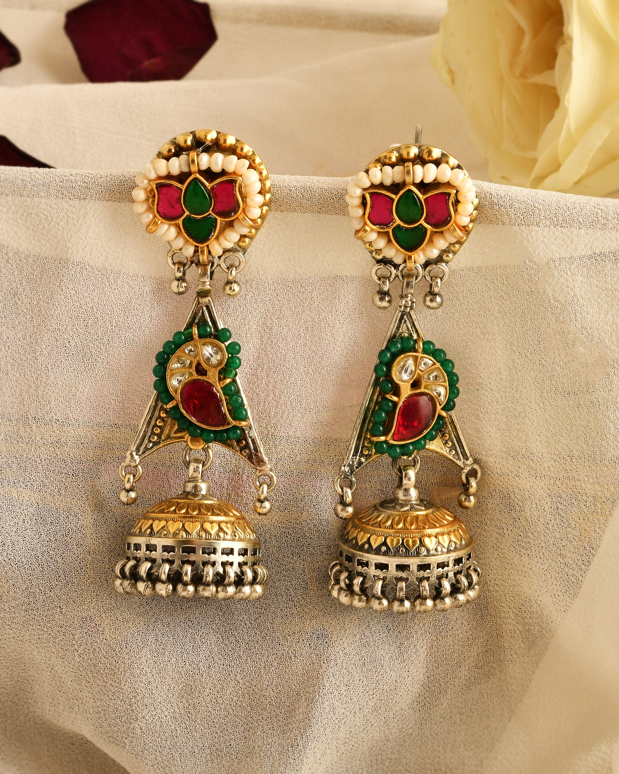 Chandrika Jhumki Heritage Necklace Set