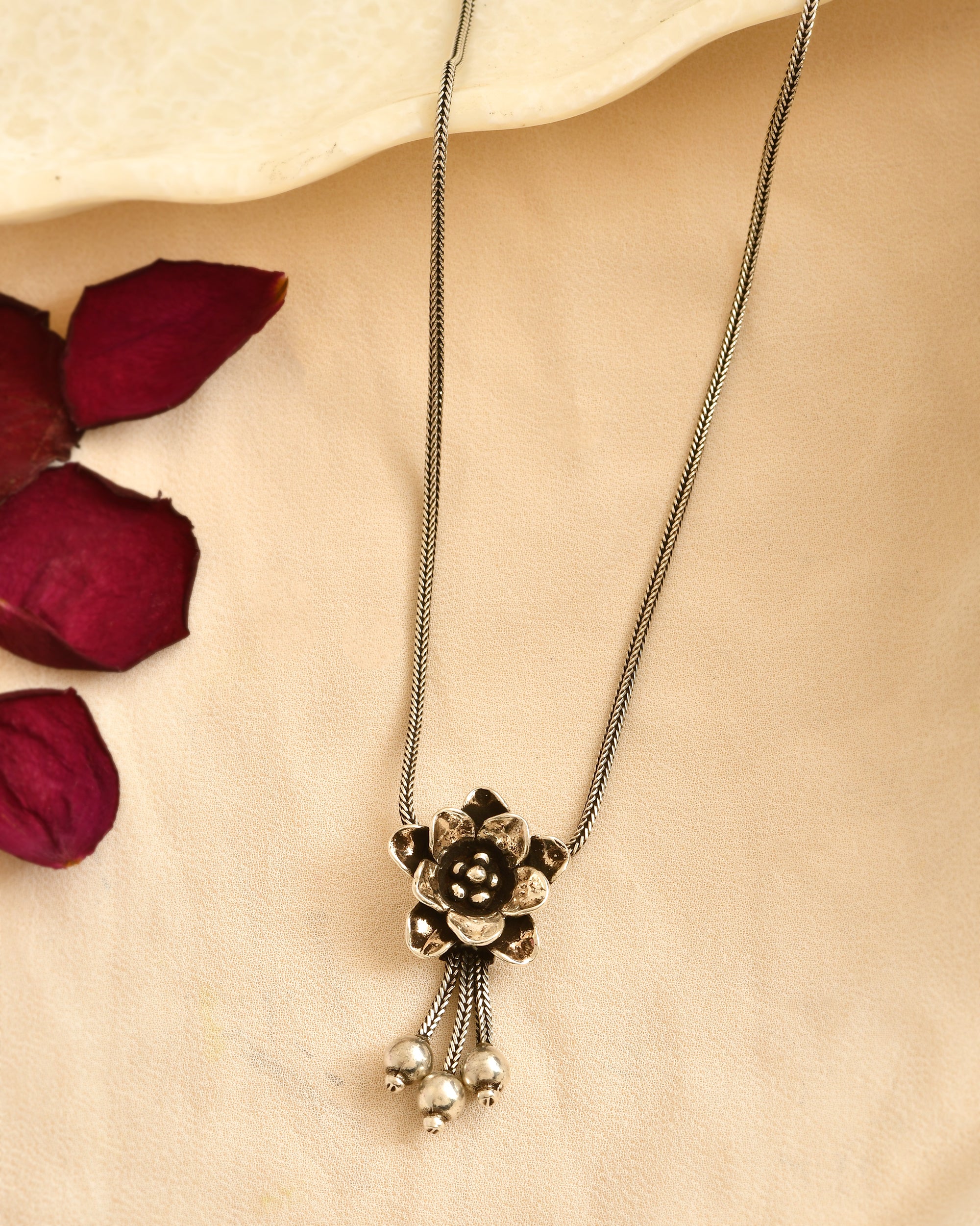 Blossom Drop Pendant Necklace
