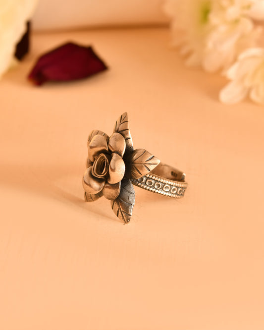 Lotus Blossom Statement Ring