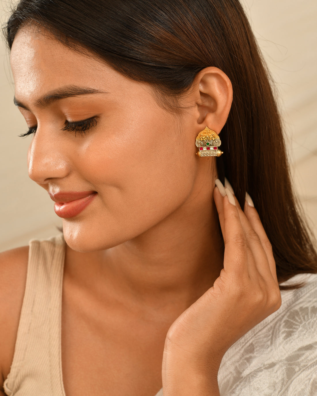 Royal Temple Stud Earrings