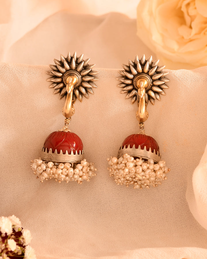 Petite Bell Silver Stud Earrings