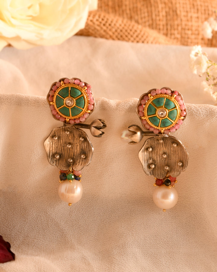 Pearl Bloom Artisan Earrings