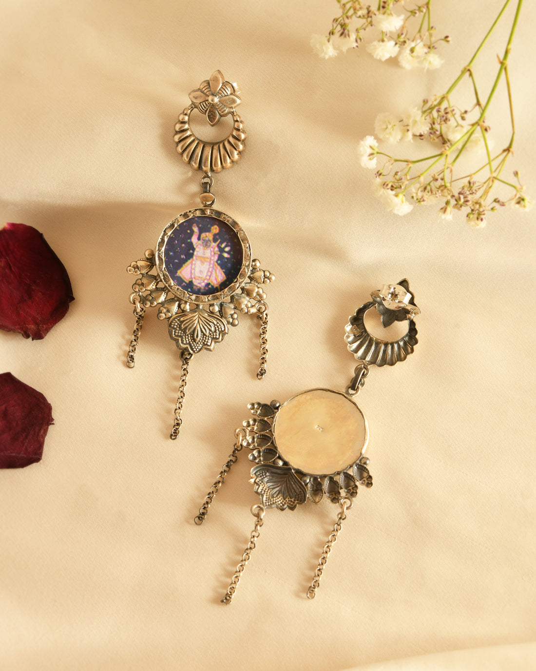 Royal Miniature Art Earrings