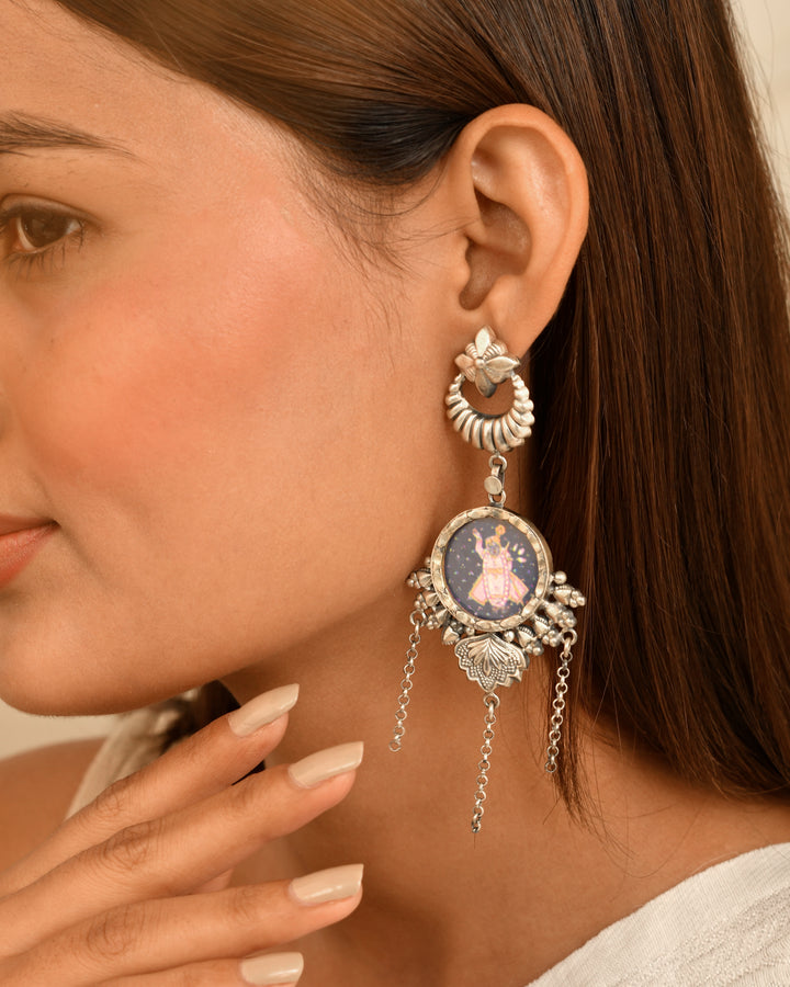 Royal Miniature Art Earrings