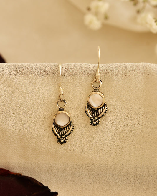Moonleaf Silver Earrings